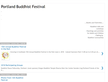 Tablet Screenshot of portlandbuddhistfestival.com